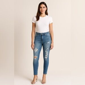 Aéropostale High Rise Curvy Jegging Premium Air Sculpt Blue Jeans Size 6 NWT